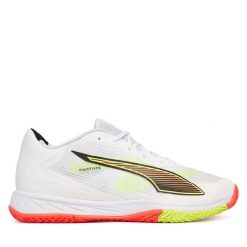 Buty halowe Puma. Białe buty sportowe na co dzień męskie Puma, bez zapięcia. Za 479.99 zł.