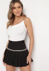 Czarna Spódnica Endope. Czarne spódniczki damskie Born2be, m, bez wzorów, mini. Za 119.99 zł.