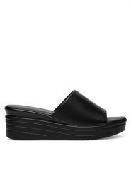 Lasocki Klapki ARC-208-01 Czarny. Czarne klapki damskie Lasocki, bez wzorów, z materiału, bez obcasa. Za 99.99 zł.