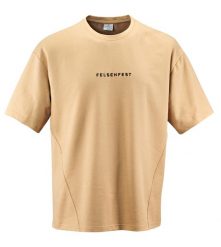 Koszulka boulderingowa Oversized Volumes. Brązowe t-shirty damskie FELSENFEST, l, bez wzorów, z materiału, bez kołnierzyka. Za 159.99 zł.
