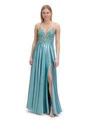 Vera Mont Sukienka w kolorze zielonym rozmiar: 34. Zielone sukienki damskie Vera Mont, bez wzorów, bez kołnierzyka, bez ramiączek, maxi. Za 448.99 zł.