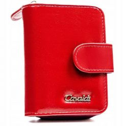 Portfel c. czerwony 4U Cavaldi N116-APU-BL. Czerwone portfele damskie 4U Cavaldi, bez wzorów, ze skóry. Za 31.99 zł.