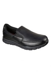 Buty sportowe męskie Skechers Nampa Groton. Czarne buty sportowe na co dzień męskie Skechers, z materiału, bez zapięcia, na fitness i siłownię. Za 490.00 zł.