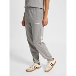Damskie spodnie dresowe Hummel Legacy 2.0. Szare spodnie dresowe damskie HUMMEL, na lato, bez wzorów, z dresówki. Za 269.50 zł.
