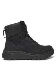Roxy Botki ARJB700703 Czarny. Czarne botki damskie Roxy, ze skóry, bez obcasa, na płaskiej podeszwie, bez zapięcia. Za 359.99 zł.