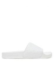 Karl Kani Klapki Pool Slide Prm PD00006204 Biały. Białe klapki damskie Karl Kani, bez wzorów, z tworzywa sztucznego, bez obcasa. Za 129.99 zł.