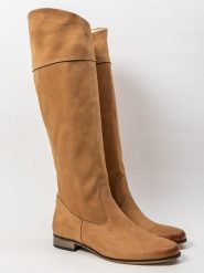 Zapato Skórzane kozaki w kolorze jasnobrązowym rozmiar: 37. Brązowe kozaki damskie Zapato, bez obcasa. Za 254.74 zł.
