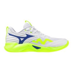 Buty halowe Mizuno Wave Momentum Pro. Białe obuwie do biegania damskie Mizuno, mizuno wave. Za 319.99 zł.