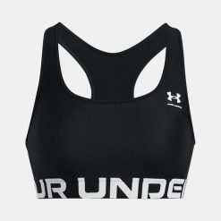 Biustonosz fitness Under Armour HG Authentics Mid Branded. Niebieskie biustonosze sportowe damskie Under Armour, bez wzorów. Za 119.99 zł.