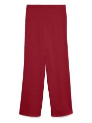 Vero Moda Spodnie w kolorze bordowym rozmiar: XS. Czerwone spodnie materiałowe damskie Vero Moda, bez wzorów, z materiału. Za 139.95 zł.