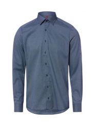 Finshley & Harding koszula biznesowa Mężczyźni Slim Fit Bawełna (100%) niebieski, 37. Niebieskie koszule męskie Finshley & Harding, m, bez wzorów, z bawełny, bez kołnierzyka, bez ramiączek. Za 229.95 zł.