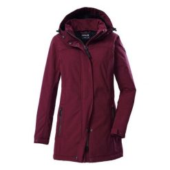 Damska wodoodporna kurtka softshell Killtec GW 36. Brązowe kurtki przeciwdeszczowe damskie KILLTEC, bez kaptura. Za 601.20 zł.