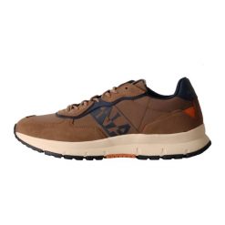 Buty turystyczne męskie Napapijri. Brązowe buty trekkingowe męskie Napapijri, bez zapięcia, trekkingowe. W wyprzedaży za 444.80 zł.