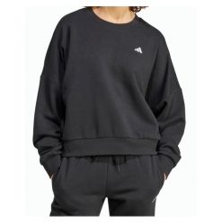 Bluza damska adidas Essentials Small Logo. Czarne bluzy bez kaptura damskie Adidas. Za 159.00 zł.