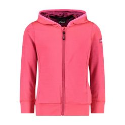 Dziewczęca bluza z kapturem CMP. Czerwone bluzy z kapturem damskie CMP, z dżerseju. Za 216.90 zł.
