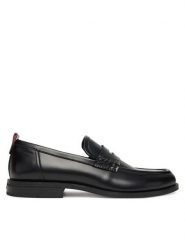 HUGO Półbuty Varian 50548591 Czarny. Czarne buty wizytowe męskie Hugo, ze skóry, bez zapięcia. Za 649.99 zł.