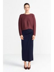 Rich & Royal Sweter w kolorze brązowym rozmiar: S. Brązowe swetry klasyczne damskie Rich & Royal, s, z bawełny, bez kołnierzyka. Za 204.96 zł.