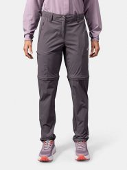 Halti Spodnie funkcyjne Zipp-Off "Pallas Cool" w kolorze szarym rozmiar: 42. Szare spodnie dresowe damskie Halti, z materiału, outdoorowe. Za 252.71 zł.