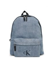 Calvin Klein Plecak Denim Backpack 40 LV04G3138G Błękitny. Niebieskie plecaki męskie CALVIN KLEIN, bez wzorów, z denimu. Za 279.99 zł.