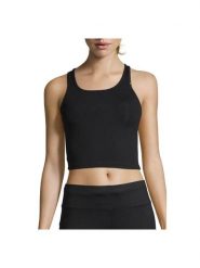 Koszulka Damska Casall Crop Rib Racerback Oddychająca Elastyczna. Czarne bluzki sportowe damskie Casall, z elastanu, bez kołnierzyka, bez ramiączek. Za 149.00 zł.