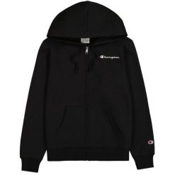 Bluza Z Zamkiem Błyskawicznym Z Logo Dla Kobiet. Czarne bluzy bez kaptura damskie CHAMPION, l. Za 359.99 zł.