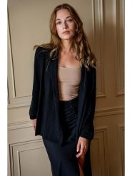 Maison Héritage Cashmere Kaszmirowy kardigan w kolorze czarnym rozmiar: S. Czarne kardigany damskie Maison Héritage Cashmere, s, bez wzorów, z kaszmiru. Za 261.05 zł.