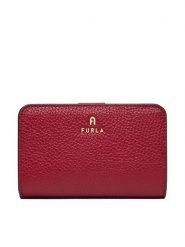 Furla Portfel Camelia WP00314 HSF000 CGQ00 Bordowy. Czerwone portfele damskie Furla, bez wzorów, ze skóry. Za 719.99 zł.