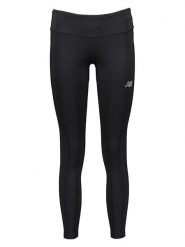 New Balance Legginsy sportowe w kolorze czarnym rozmiar: S. Czarne legginsy damskie New Balance, s, bez wzorów, z materiału, z podwyższonym stanem, outdoorowe. Za 144.92 zł.
