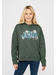 Derbe Bluza w kolorze zielonym rozmiar: M. Zielone bluzy z kapturem damskie Derbe, m, z bawełny. Za 110.04 zł.