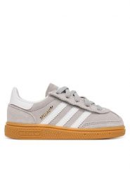 Adidas Sneakersy Handball Spezial Cf El I JQ1993 Szary. Szare buty sportowe dziewczęce Adidas, bez wzorów, ze skóry, bez zapięcia. Za 259.99 zł.