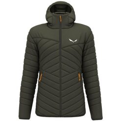 Kurtka w góry męska Salewa Daunenjacke Brenta. Zielone kurtki męskie Salewa, m, bez wzorów, z syntetyku, klasyczne, z kapturem. Za 1,169.99 zł.
