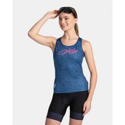 Damski top kolarski Kilpi VAI-W. Czerwone topy damskie Kilpi, l, bez wzorów, bez kołnierzyka. Za 145.26 zł.