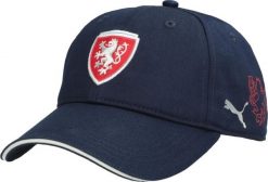 Czapka Puma Facr Team granatowa - one size. Niebieskie czapki męskie Puma, bez wzorów, z poliesteru. Za 158.99 zł.