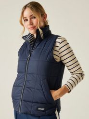 Regatta Kamizelka pikowana "Courcelle" w kolorze granatowym rozmiar: 36. Niebieskie kamizelki damskie Regatta. Za 78.45 zł.