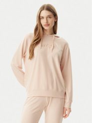 Guess Bluza O5GQ00 KCQP2 Pomarańczowy Regular Fit. Brązowe bluzy bez kaptura damskie Guess, xl, z syntetyku. Za 139.99 zł.
