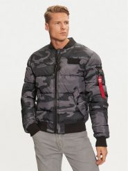 Alpha Industries Kurtka bomber 138116C Czarny Regular Fit. Czarne kurtki męskie Alpha Industries, m, bez wzorów, z syntetyku, bez kaptura. Za 689.99 zł.