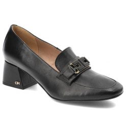 Czarne Półbuty Chebello Damskie Eleganckie Obuwie. Czarne półbuty damskie CheBello, bez wzorów, ze skóry, eleganckie, bez obcasa, na obcasie. Za 449.00 zł.