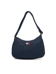Tommy Jeans Torebka Tjw Ess Daily Shoulder Bag AW0AW17888 Granatowy. Niebieskie torebki klasyczne damskie Tommy Jeans, bez wzorów, z jeansu, bez dodatków. Za 209.99 zł.
