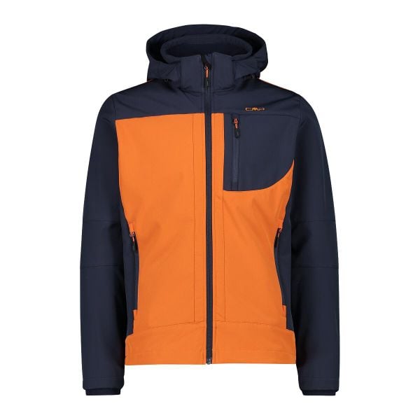 Kurtka męska turystyczna CMP 3A01787N. Brązowe kurtki męskie CMP, l, bez wzorów, z softshellu, sportowe, z kapturem. W wyprzedaży za 357.85 zł.