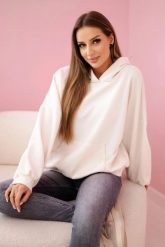 Bluza z kapturem masełko jasno beżowa. Brązowe bluzy z kapturem damskie KESI, l, z elastanu. Za 204.91 zł.