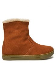 Birkenstock Kozaki Lille Kids Leve M 1020206 Brązowy. Brązowe kozaki dziewczęce Birkenstock, bez wzorów, ze skóry, bez obcasa. Za 539.99 zł.