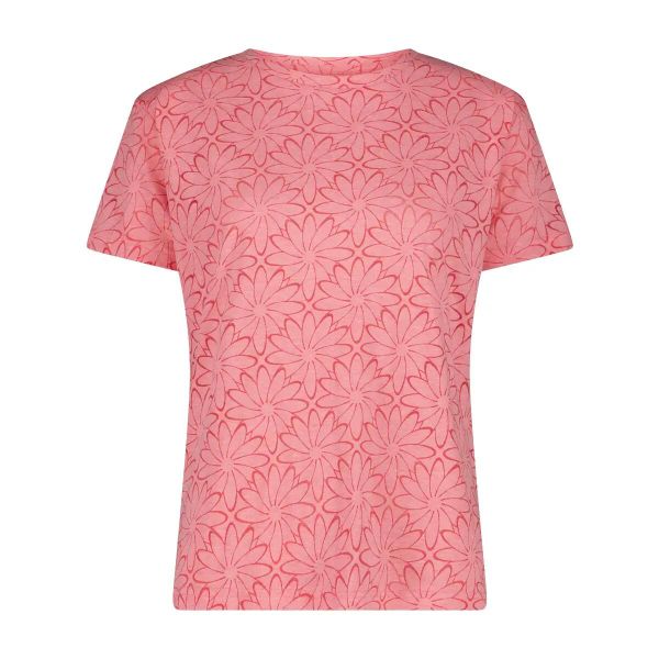 Koszulka t-shirty z wyblakłym nadrukiem kwiatowym damska CMP. Brązowe t-shirty damskie CMP, l, bez wzorów, z bawełny, bez kołnierzyka. Za 150.00 zł.