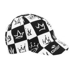Czapka rowerowa deco king Gist. Białe czapki męskie GIST, bez wzorów, z materiału. Za 132.76 zł.