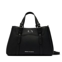 Torebka Armani Exchange. Czarne torebki klasyczne damskie Armani Exchange, bez wzorów, bez dodatków. Za 654.99 zł.