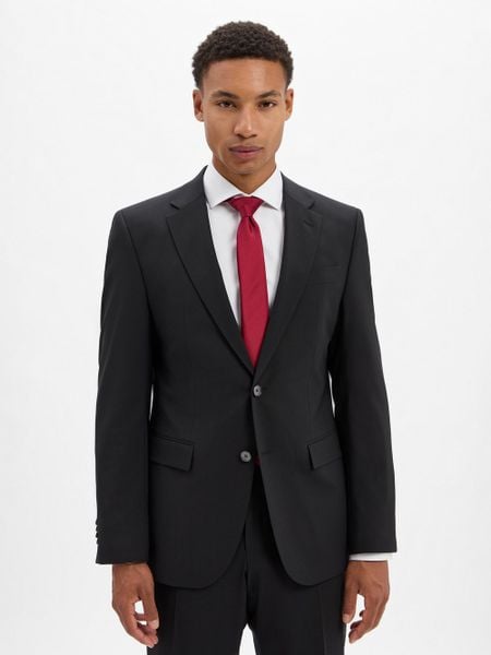 BOSS kurtka modułowa z wełny dziewiczej - Jasper Mężczyźni Regular Fit wełna ze strzyży niebieski, 24. Niebieskie kurtki męskie Boss, m, bez wzorów, z wełny, eleganckie, bez kaptura. Za 1,499.95 zł.