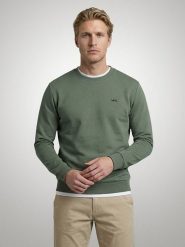 McGregor Sweter w kolorze oliwkowym rozmiar: XL. Zielone swetry męskie McGregor, xl, bez wzorów, z bawełny, bez kołnierzyka. Za 189.95 zł.
