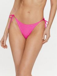 Guess Dół od bikini E4GO06 KC5Z0 Różowy. Czerwone bikini damskie Guess, z aplikacjami. Za 209.99 zł.