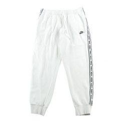 Second life - Spodnie dresowe męskie Tape Logo Jogger białe - Stan dobry. Białe spodnie sportowe męskie Nike, z dresówki. Za 168.96 zł.