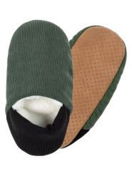 Camano Kapcie w kolorze zielono-czarnym rozmiar: 37/38. Czarne kapcie damskie camano, z materiału. Za 39.99 zł.