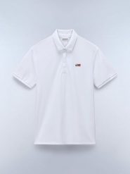 Napapijri Koszulka polo w kolorze białym rozmiar: 3XL. Białe koszulki polo męskie Napapijri, xl, bez wzorów, z bawełny, bez ramiączek. Za 140.53 zł.